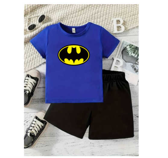 Boy Clothes Corp Terno for Kids Boys Fashion Sando Shorts Set Summer Tshirt  S29