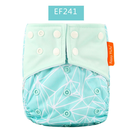 Happyflute Baby Cloth Diapers Double Gusset Washable Cloth Nappy Without Insert HF7