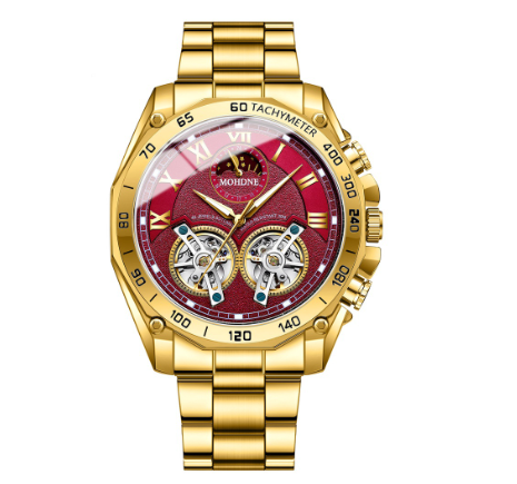 Original Luxury Stainless Steel Watch Men's Fashion Waterproof Luminous Calendar Watch 003