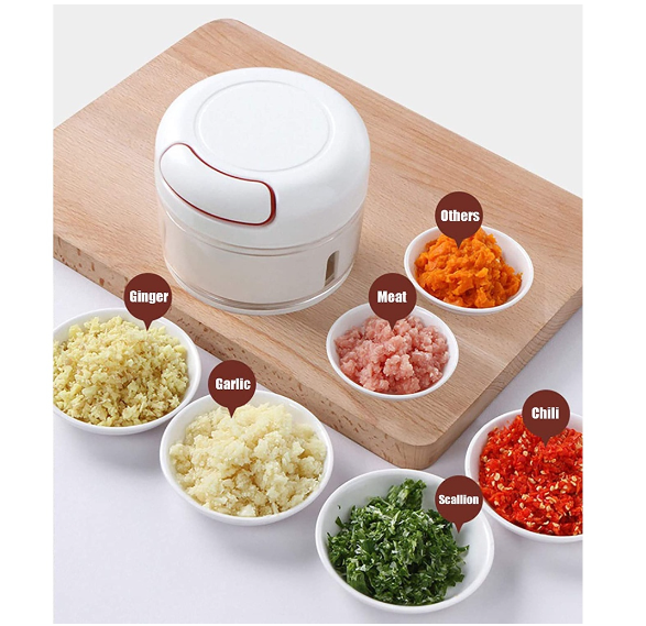 Zeus Manual Pull Food Chopper Cutter Slicer Crusher for Vegetable Onion Meat Vegetable Fruit Potato