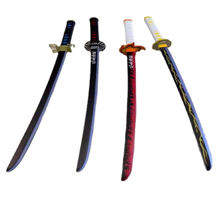 Ghost Slayer Blade Samurai Sword 71CM Music/Lighting Japanese Anime Cosplay Children's Toys