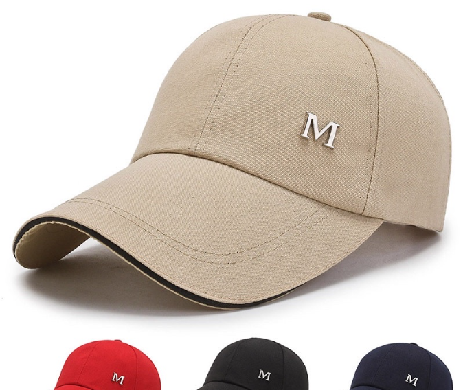 RAINBOWCO New Letter M Classic Baseball Cap For Men And Women Unisex Canvas Adjustable