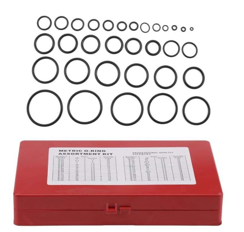 Car O Ring Seal Assortment Set Kit Universal Auto O-Shape Sealing Ring for Garage Plumbing Pipeline