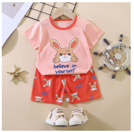 0-4Y For Baby Girls & Kids Shorts Set Terno Short and Sando For Baby Girls SD19