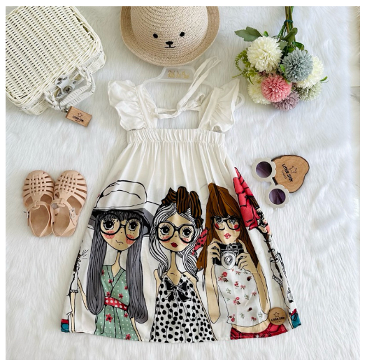 Littlestar Kids Flowy Maxi Summer Dress C18