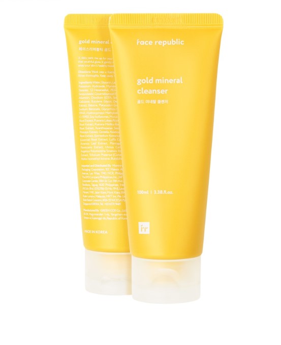 Gold Mineral Cleanser Dull Skin Brightening Gold Ginseng  100ML