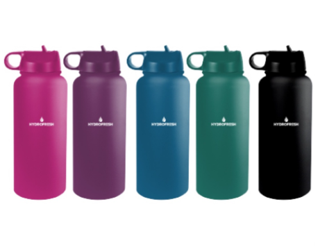 Surplus Hydrofresh Stainless Flask With Built-In Straw 1L