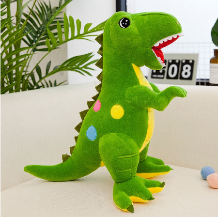 Toybus Dinosaur Doll Animal Cute Cartoon Stuffed Plush Toy Pillow For Kids Baby Gifts 45cm