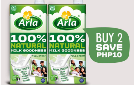 Arla Full Cream Milk 1L 2-Pack