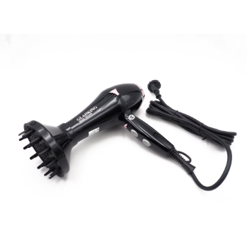 GLADKING PROFESSIONAL HEAVY DUTY HAIR DRYER / HAIR BLOWER WITH DIFFUSER & CONCENTRATOR