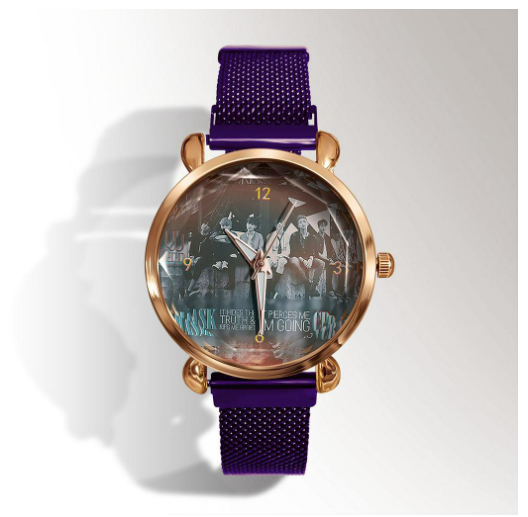 New BTS bulletproof youth group around fashion Korean students girls watch Korean cartoon WATCH QUARTZ WATCH F16