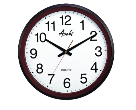 Asahi AD072 Round Wall Clock 18 inches