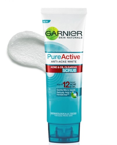 Garnier Pure Active Scrub For Acne Prone Skin Cleanser  50ML