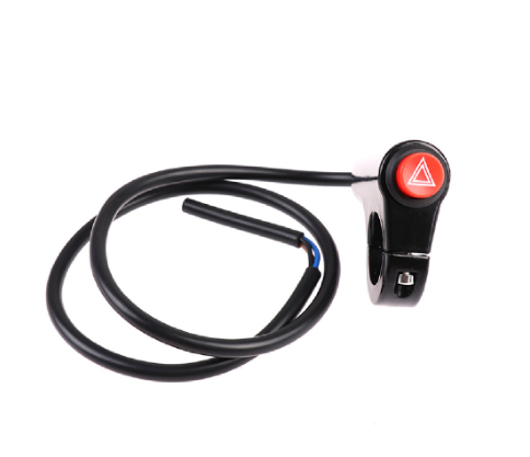 Motorcycle Switch Hazard Light Switch Button Electric Vehicle Double Flash