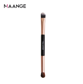 MAANGE 2 In 1 Eyeshadow Brush Soft And Convenient Two-Headed Design For Eye Makeup Needs