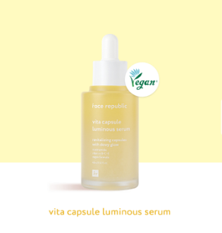 Face Republic Vita Capsule Luminous Serum 45mL [Dull Skin, Brightening / Niacinamide 5%] Vegan