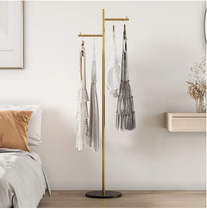 Floor Coat Rack Bedroom Clothes Hanger Indoor Clothes Rack Hanging Organizer Balcony Drying Rack