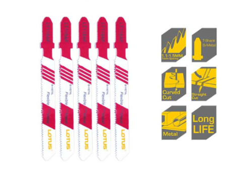 Lotus Jigsaw Blade Bi- Metal (Flexible) LT118AF - Cutting Tools