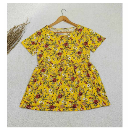 Maternity Top Babydoll Top Maternity Shirt Pregnancy Clothes Peplum Blouse MD3