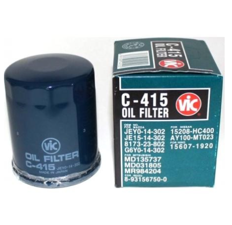 Vic C-415 Oil Filter For Mazda 3, Old Mazdas, Old Nissan, Old Lancer