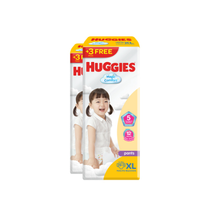 Huggies Magic Comfort Jumbo XL - 32pcs x 2 Packs (64pcs)