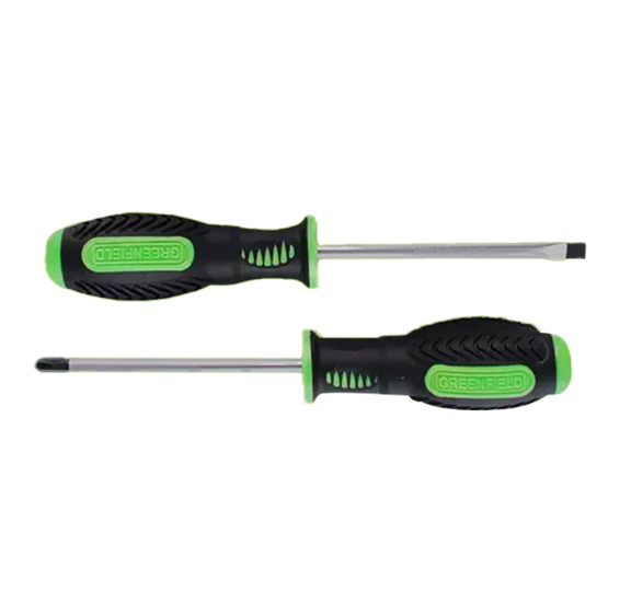 Greenfield Bi-Mat Screwdriver Set 2Pcs - Hand Tools
