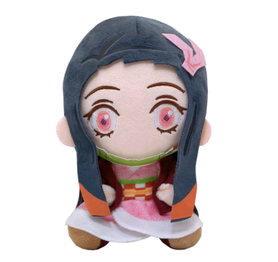20CM Demon Slayer Plush Toys Kawaii Kamado Tanjirou Agatsuma Zenitsu Kamado Nezuko Stuffed Dolls Lovely Pillow DS13