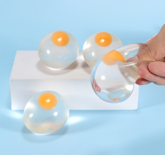 Warmbig Decompress Prank Toys Anti Stress Egg Water Ball Relief Toys nicE