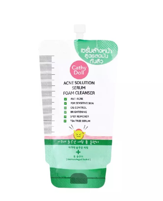 Cathy Doll Acne Solution Serum Foam Cleanser 12ml