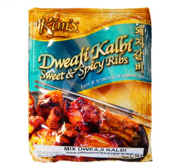 Kim's Dweaji Kalbi Sweet and Spicy Ribs Mix  50g