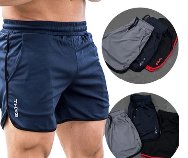 M-2XL Men Sports Jogging Fitness Shorts Quick Dry Mens Gym Running Shorts Crossfit Sport gyms Short Pants