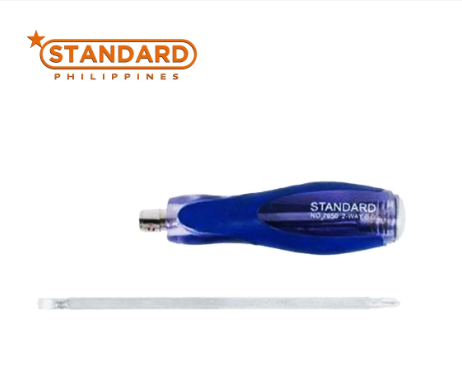 Standard Orng.Pvc Dual ScrewDriver +/- High Quality Hardware Tools (SD0384)