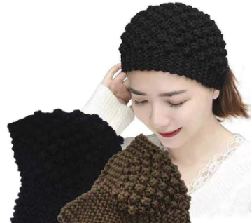 Winter Headbands Warm Soft Stretch Headwear Knitted Turban