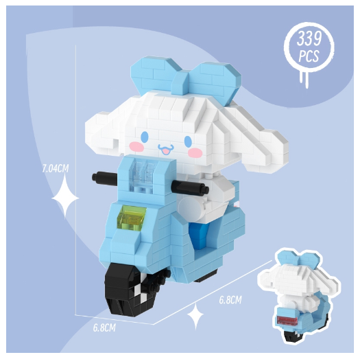 Building Block Toys Educational Toy Gift for Girls Desktop Decoration Cute LinaBeII L20