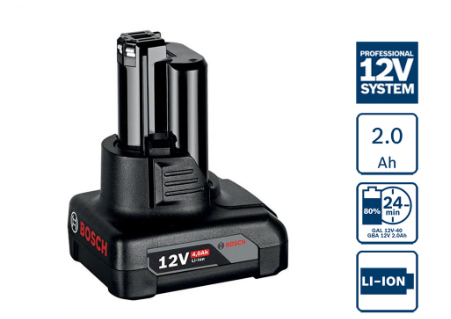 Bosch GBA 12V 4.0Ah Battery Pack 4Ah - Power Tool/Home Improvement