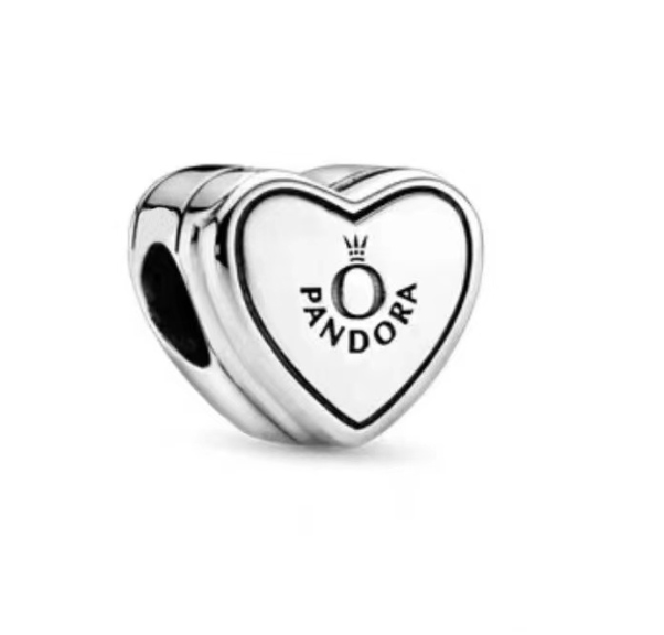 Pandora Classic 925 Silver Charms Crown Heart S925 Charm S10