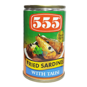 555 Fried Sardines With Tausi 155g