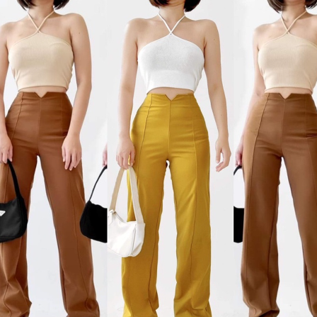 Triangle Sexy V Sling Strap Sexy Daily Crop Top