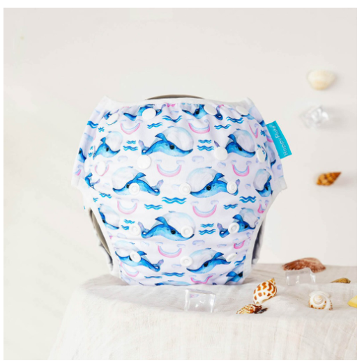 HappyFlute New Print Breathable Mesh Fabric Adjustable Pool Pant Swimming Pool Diaper Cover Reusable Washable Summer Baby c5