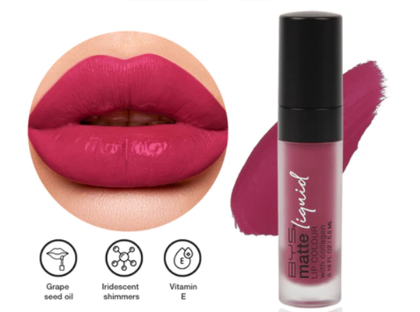 BYS Matte Liquid Lip M04 Berry Nice