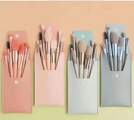 Lamuseland Professional Makeup Brushes Set Foundation Blush Cosmetic Tool 8 Pcs