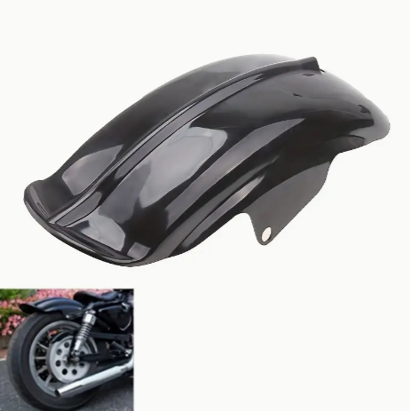 Motorcycle ABS Black Rear Mudguard Fender Wheel Cover For Harley Sportster XL883 1200 1994-2003