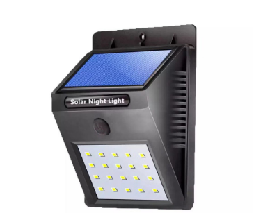 Araonshop Solar Steady Night Light, 20 LED, Waterproof