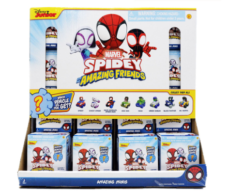 Disney Jr. Marvel Spidey & His Amazing Friends Vehicle Blind Bag