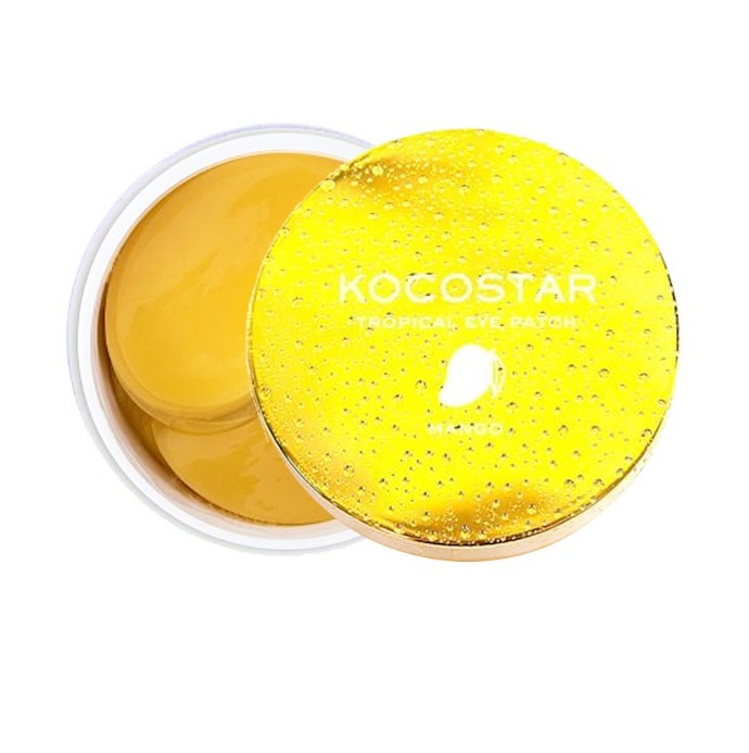 Kocostar Korean Mango Tropical Hydrogel Patch for Hydration And Puffiness Dark Under Eye 30pcs