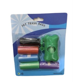 Pet Poop Plastic With Dispenser 7in1 Set