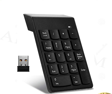 Wireless 2.4GHz 18 Keys Number Pad Numeric Keypad Keyboard for Laptop PC