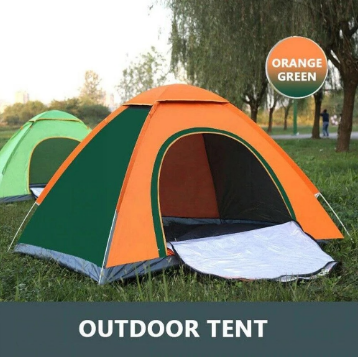 Waterproof Automatic 4-5 Person Outdoor Camping Tent Two Doors Double Layer Tent Outdoor Waterproof