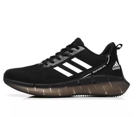 Adidas Running Shoes Low Cut black White Men Shoes Leisure Travel Breathable Sneakers