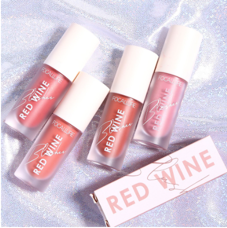 FOCALLURE Liquid Blush Natural Cheek Tint Blusher On Face Make Up Pink Lady Beauty